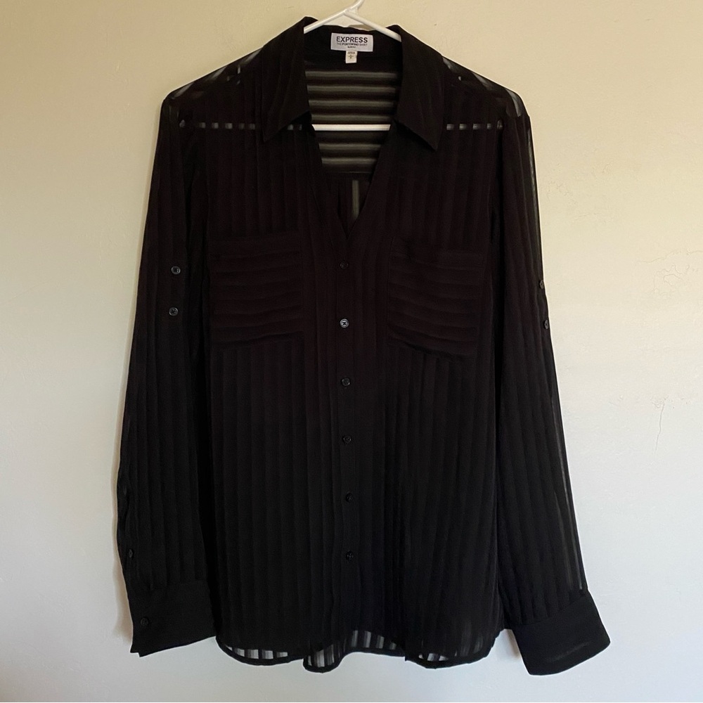 Express Black Portofino Shirt size L